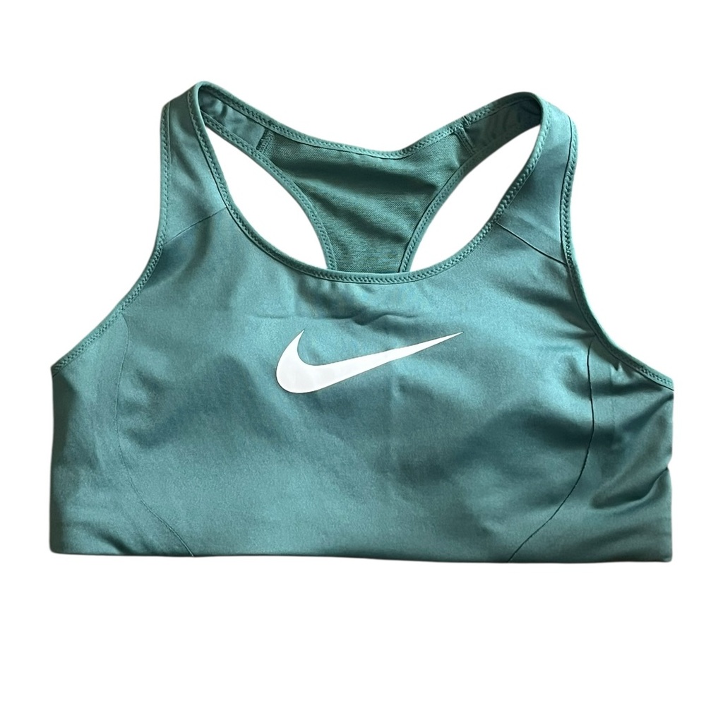 Nike Women's Large Victory Shape Green/White High Support Sports Bra NEW W TAGS - Picture 5 of 6